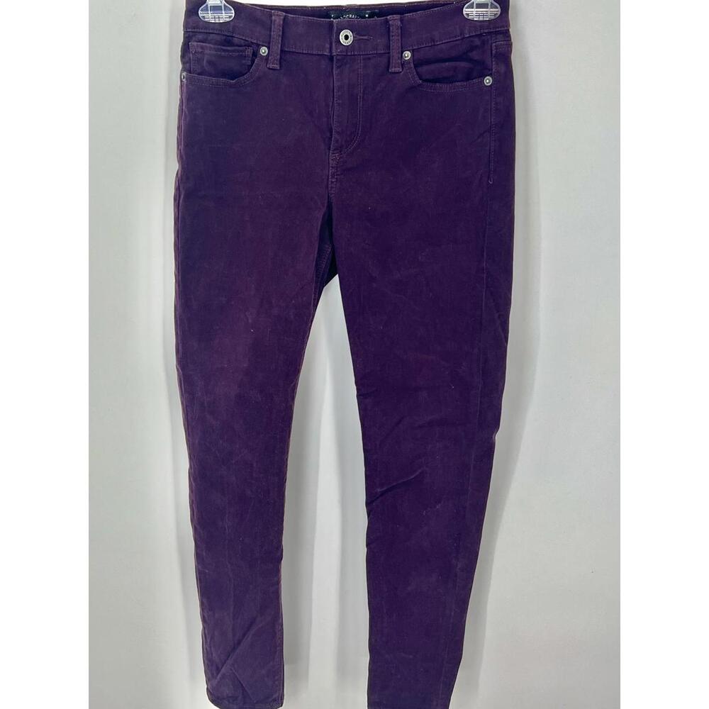 Purple‎ Slim Fit Corduroy Pants Size 10/30 Lucky Brand